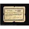 Image 1 : Sullivan, NY- Ganyer & Spaulding 2¢, 25¢ Jan. 9, 1815 Harris 6, 12Two pieces from this rare issuer,