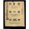Image 1 : Syracuse, NY- Babcock & Co. 75¢-12 1/2¢-37 1/2¢ Harris 165, 166, 167 Uncut SheetUnique to this issue