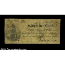 Tivoli, NY - Silver and Boies 5¢ July 21, 1862 Harris 5A well circulated fractional scrip piece paya