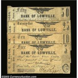 Turin, NY- C.C. Riggs 5¢, 10¢, 25¢, 50¢ Nov. 10, 1862 Harris 12-15Four pieces, the only ones we've e