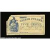 Image 1 : Utica, NY- George Fulmer 5¢, 10¢ Nov. 12, 1862 Harris 165, UNLTwo pieces, the last unlisted in Harri