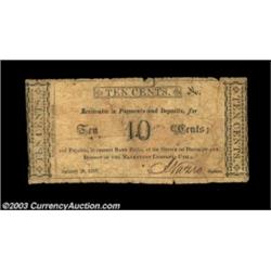 Utica, NY- The Manhattan Company 10¢ Jan. 20, 1816 Harris 43The Harris plate note from this issuer,