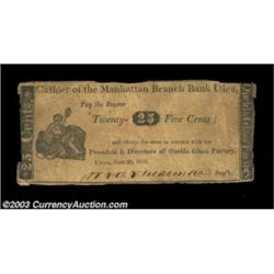 Utica, NY- Oneida Glass Factory 25¢ June 20, 1815 Harris 50One of the Harris plate notes from here,