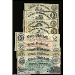 Whitehall, NY- Village of Whitehall 5¢, 10¢, 25¢, 50¢ Nov. 1, 1862 Harris 5-8; Tracy Cowan 10¢, 25¢