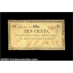 Asheville, NC- I.W. Payne 10¢ March, 1862Only note we've ever seen or heard of from this issuer. Ver