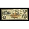 Image 1 : Charlotte, NC- The Bank of Mecklenburg $1 April 1, 1875The variety with the gold revenue stamp, an a
