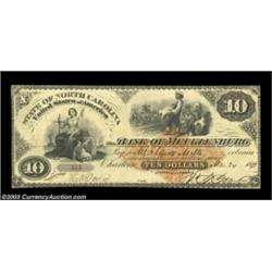 Charlotte, NC- The Bank of Mecklenburg $10 Mar. 24, 1875An attractive fully signed and issued exampl