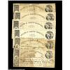 Image 1 : Columbia, NC- County of Tyrrell 25¢ (3), 50¢, $1, $3 Roughton TYR-25, 50, 100, 300This entire group