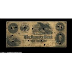 Elizabeth City, NC- The Farmers Bank of North Carolina $10 G12 Pennell 690A very scarce note which i