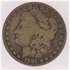Image 1 : 1881-O Morgan Silver Dollar