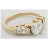 Image 3 : 1.14 ctw Diamond Ring - 14KT Yellow Gold