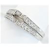 Image 4 : 0.45 ctw Diamond Ring - 18KT White Gold