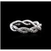Image 1 : 14KT White Gold 0.31 ctw Diamond Ring