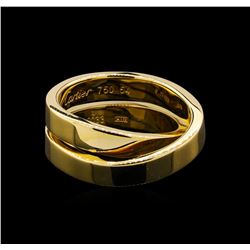 Cartier 18KT Yellow Gold Nouvelle Vague Paris Crossover Band Ring