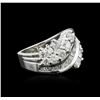 Image 1 : 14KT White Gold 1.78 ctw Diamond Ring