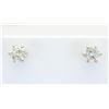 Image 1 : 1.00 ctw Diamond Stud Earrings - 14KT White Gold