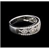 Image 1 : 0.44 ctw Diamond Ring - 18KT White Gold