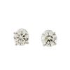 Image 1 : 1.41 ctw Diamond Stud Earrings - 14KT White Gold