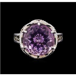 Tacori Amethyst Ring - 18KT Rose Gold and Sterling Silver