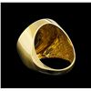 Image 3 : 14KT Yellow Gold South Africa Coin Ring