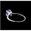 Image 3 : 1.12 ctw Tanzanite Ring - 14KT White Gold