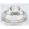 Image 6 : 1.24 ctw Diamond Ring - Platinum