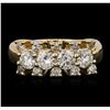 Image 1 : 14KT Yellow Gold 1.28 ctw Diamond Ring
