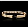Image 3 : 14KT Yellow Gold 3.35 ctw Diamond Bracelet