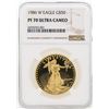 Image 1 : 1986-W NGC PF70 Ultra Cameo $50 Eagle Gold Coin