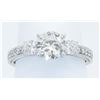 Image 6 : 1.55 ctw Diamond Ring - 14KT White Gold