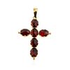 Image 7 : 18KT Yellow Gold 55.92 ctw Pyrope-Almandite Garnet Jewelry Suite