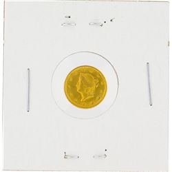 1852-O $1 AU T-1 Gold Coin