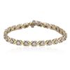 Image 1 : 14KT Yellow Gold 2.23 ctw Diamond Tennis Bracelet