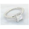 Image 9 : GIA Cert 1.03 ctw Diamond Ring - 14KT White Gold