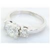 Image 2 : 1.09 ctw Diamond Ring - 14KT White Gold