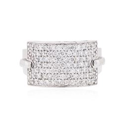 14KT White Gold 0.92 ctw Diamond Ring
