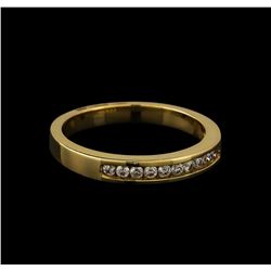 0.18 ctw Diamond Band Ring - 14KT Yellow Gold