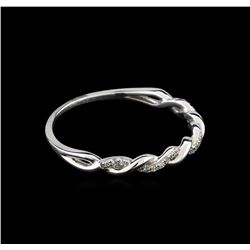 0.07 ctw Diamond Ring - 14KT White Gold