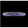 Image 2 : 17.78 ctw Tanzanite Bracelet - 14KT White Gold