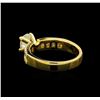 Image 3 : 1.37 ctw Diamond Ring - 18KT Yellow Gold