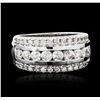 Image 1 : 14KT White Gold 1.26 ctw Diamond Ring