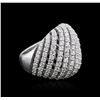 Image 1 : 14KT White Gold 2.10 ctw Diamond Ring