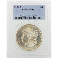 1882-S PCGS MS63 Morgan Silver Dollar