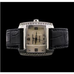 Baume & Mercier Tiffany Stainless Steel Diamond Watch