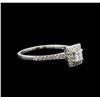 Image 2 : 0.45 ctw Diamond Ring - 14KT White Gold