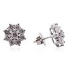 Image 2 : 14KT White Gold 1.78 ctw Diamond Earrings
