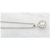 Image 3 : 0.55 ctw Diamond Pendant - 14KT White Gold