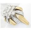 Image 2 : 2.00 ctw Diamond Ring - 14KT Yellow and White Gold