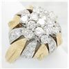 Image 3 : 2.00 ctw Diamond Ring - 14KT Yellow and White Gold