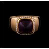 Image 2 : Fred of Paris Pain De Sucre Amethyst and Diamond Ring - 18KT Pink Gold